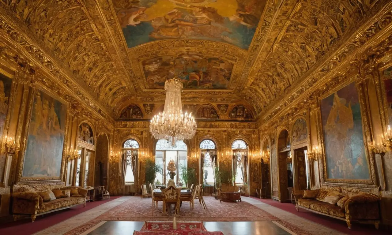 Architecture opulente avec détails raffinés