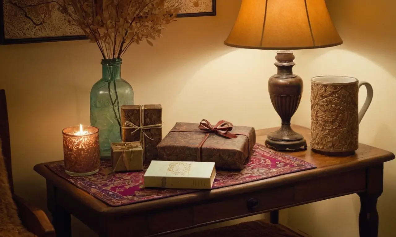 Une pièce chaleureuse et intime, pleine de cadeaux