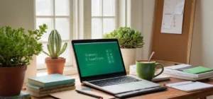 Un espace de travail créatif et lumineux