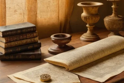 Atmosphère dapprentissage avec artefacts historiques