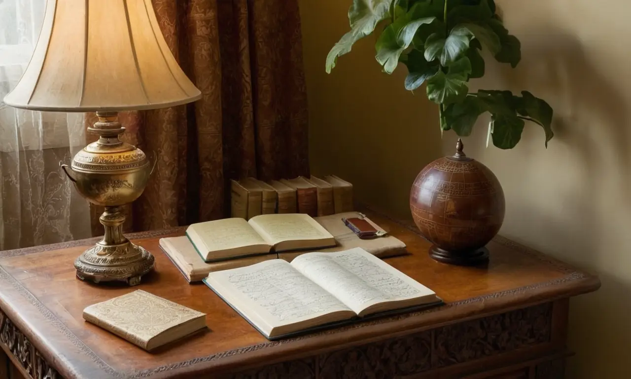 Un bureau chaleureux pour la contemplation intellectuelle