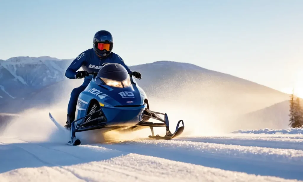 Un athlète glisse sur une luge rapide