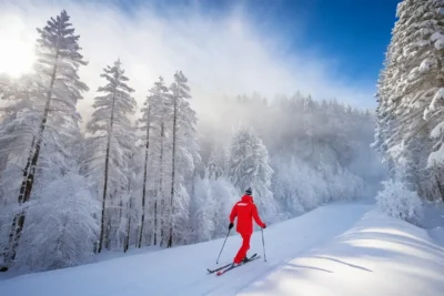 Un paysage hivernal serein et enchanteur