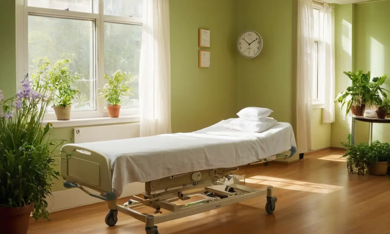 Une chambre dhôpital lumineuse et accueillante