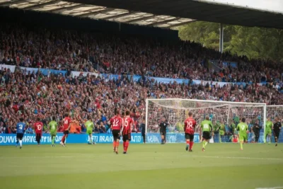 Stade de football vibrant