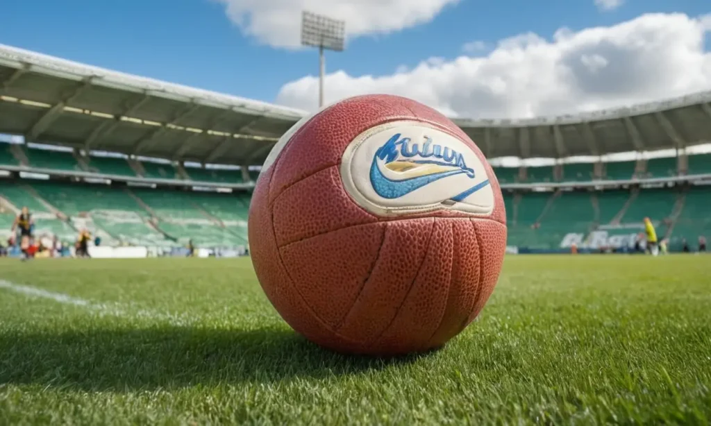 Terrain de football vibrant