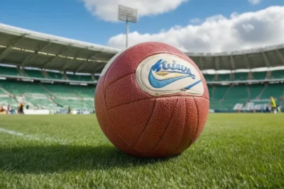 Terrain de football vibrant