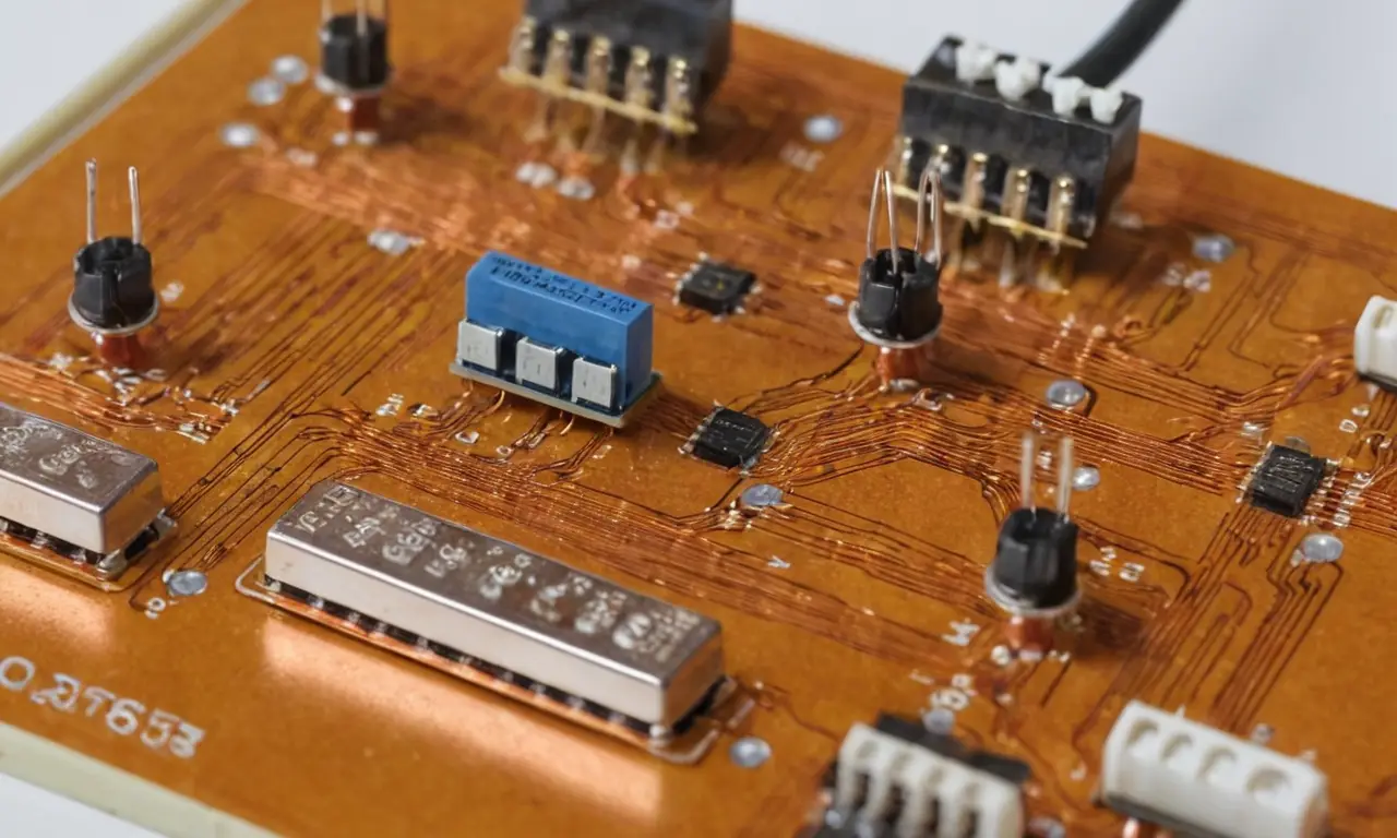 Circuit série détaillé avec composants bien agencés