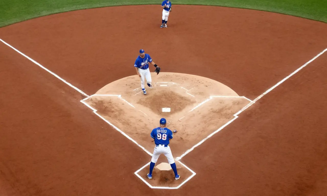 Un moment clé au baseball sous le soleil