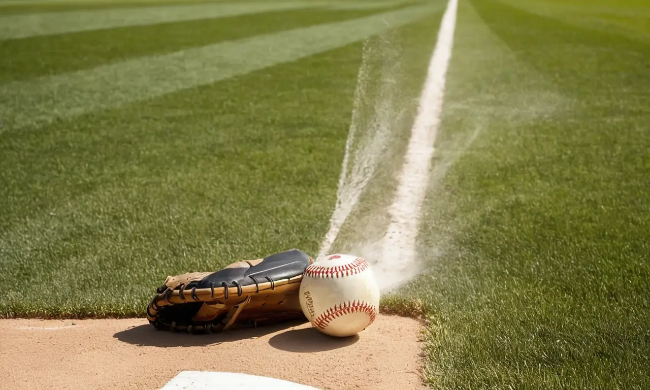Un match de baseball sous un magnifique soleil