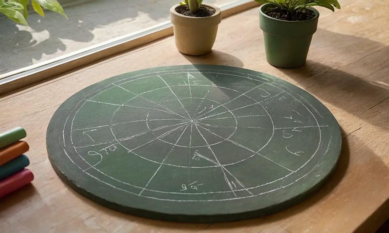 Salle de classe chaleureuse pleine de maths