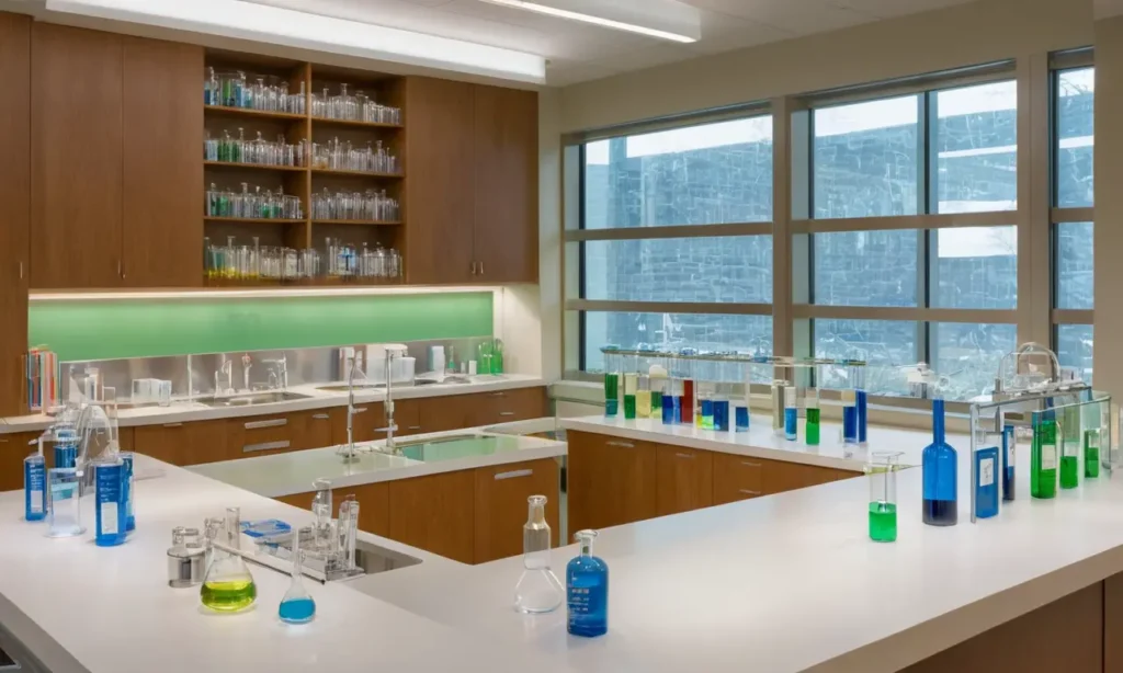 Laboratoire lumineux avec recherche scientifique active