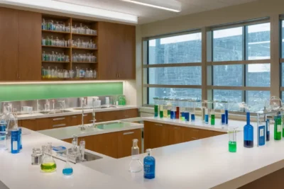 Laboratoire lumineux avec recherche scientifique active