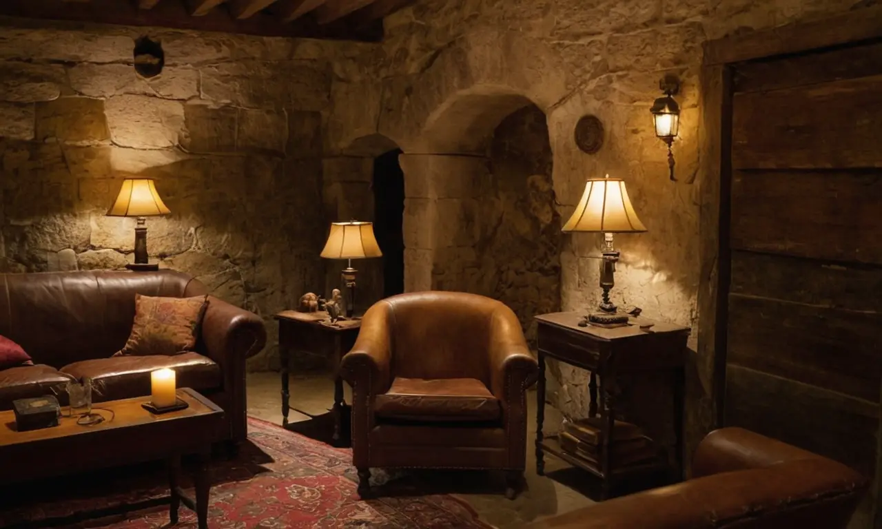 Chambre mystérieuse, décor ancien et fascinant