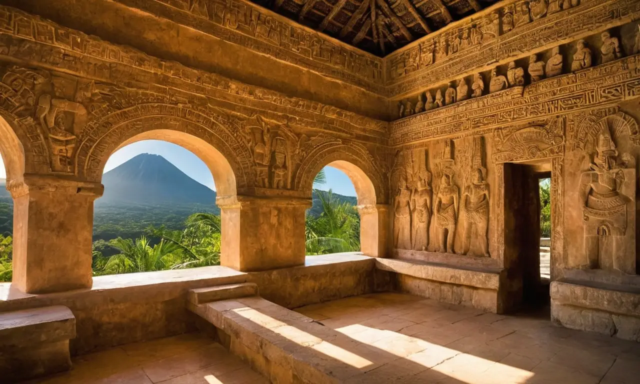 Palais azteque, riche en histoire et émotions