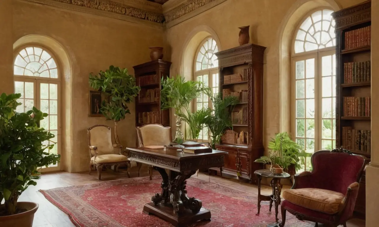 Bibliothèque paisible, inspirante et chargée dhistoire