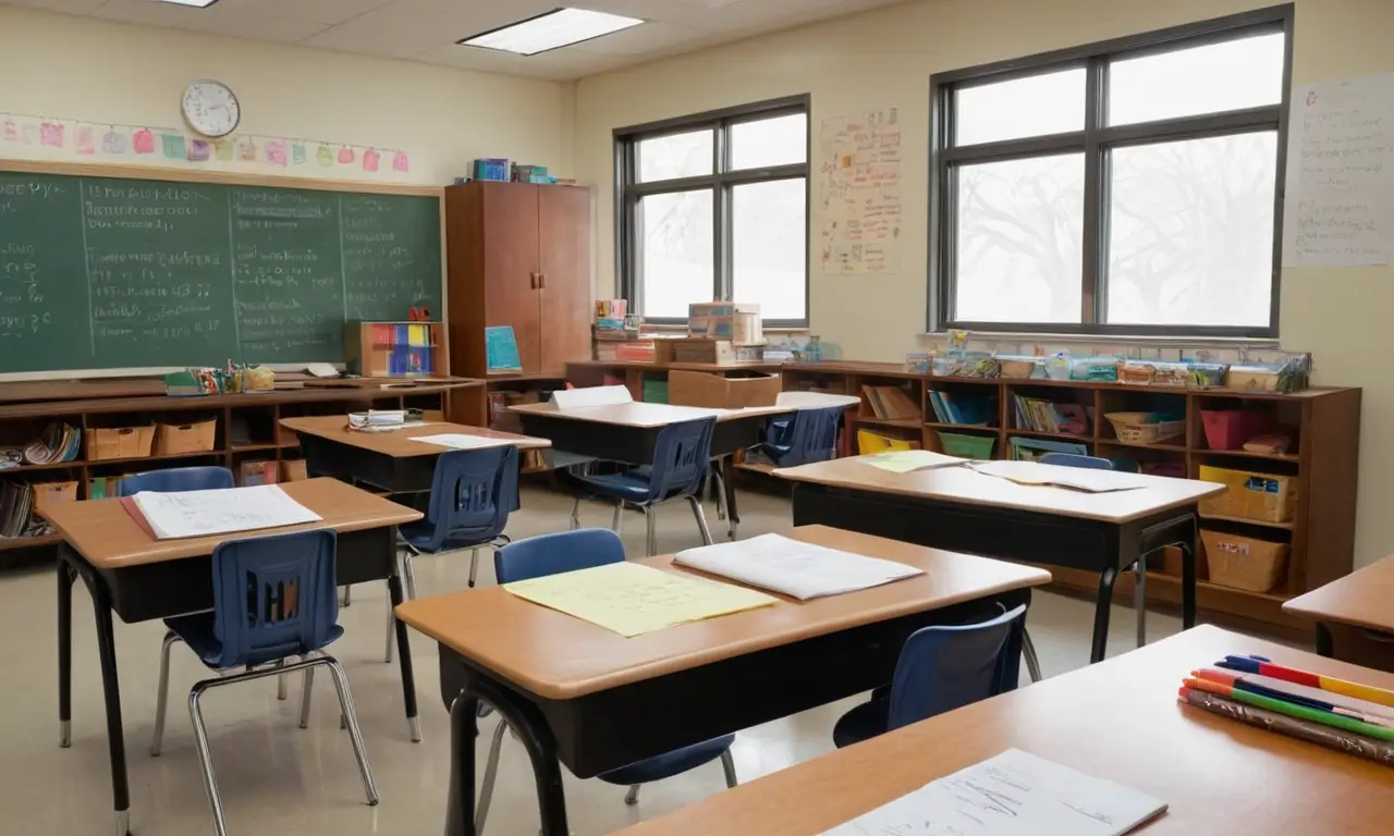 Une salle de classe chaleureuse et inspirante