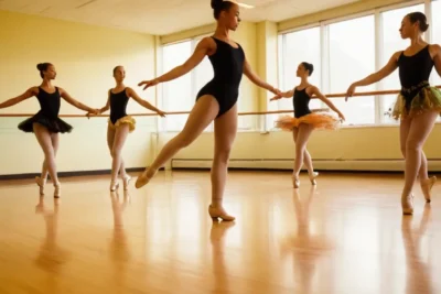 Studio de danse vibrant