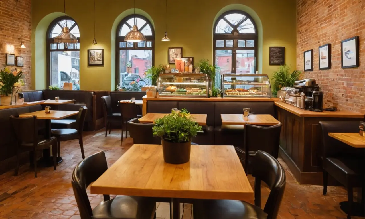Café allemand traditionnel, ambiance chaleureuse et conviviale