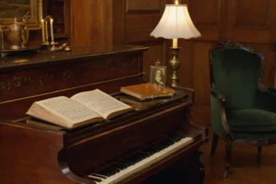 Bureau ancien créant une ambiance chaleureuse