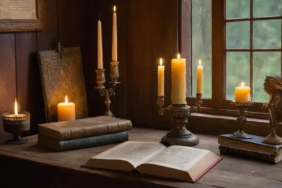Une table rustique