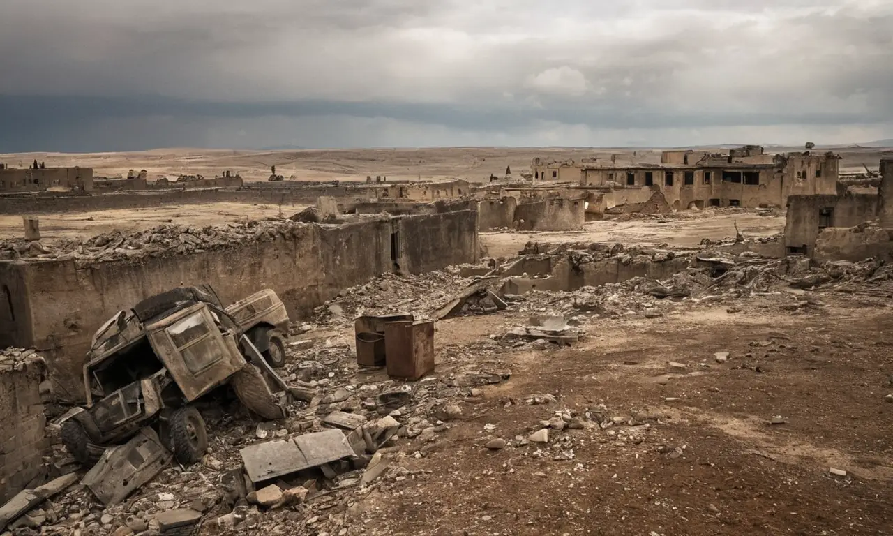 Un paysage de guerre chargé de désolation