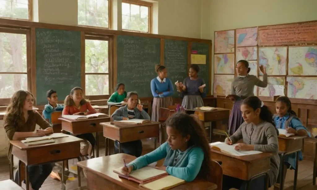 Salles de classe animées et diversifiées