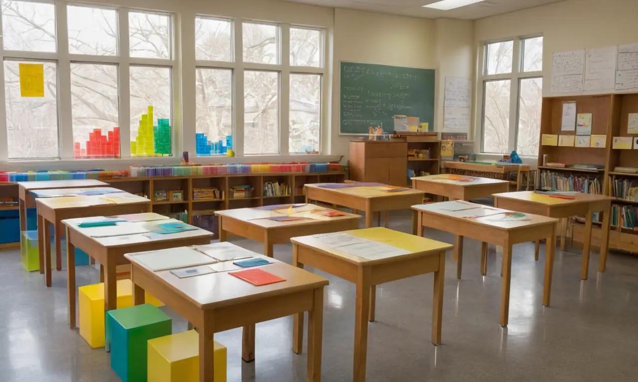 Salle de classe animée sur la flottabilité