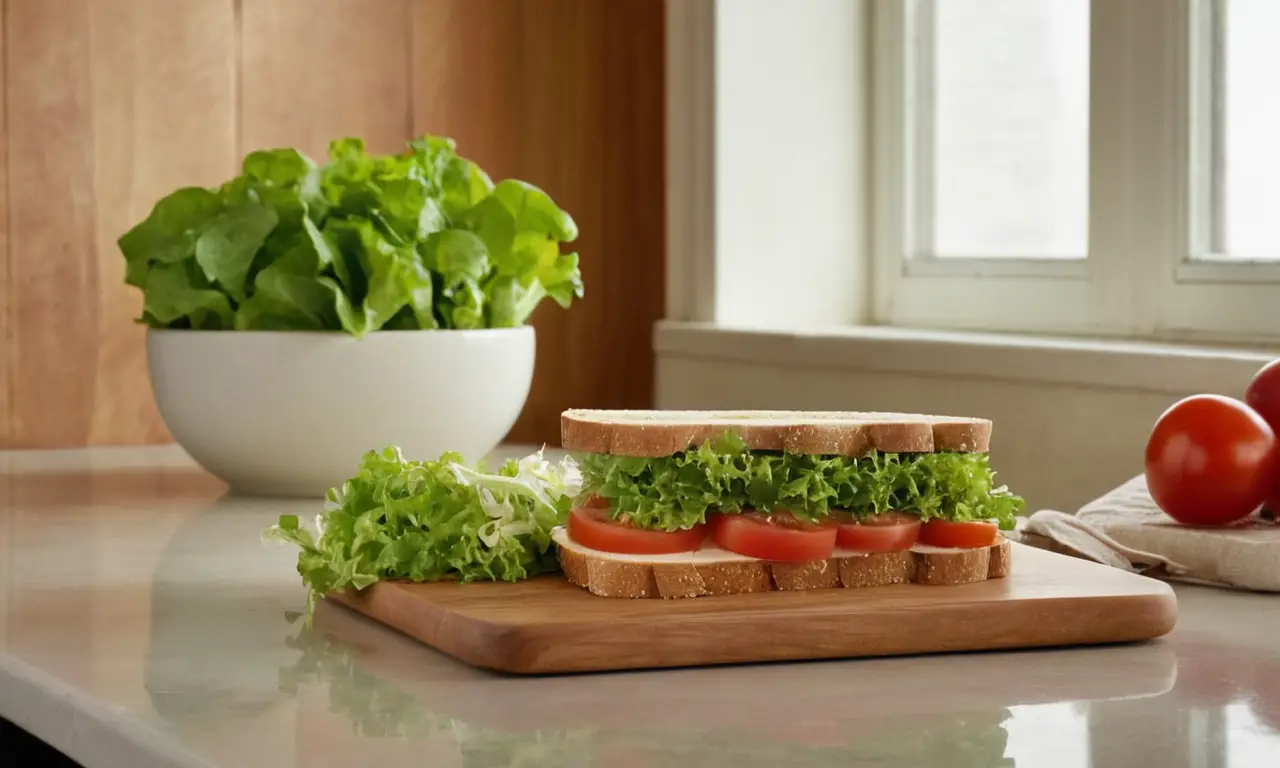 Cuisine accueillante avec des ingrédients frais