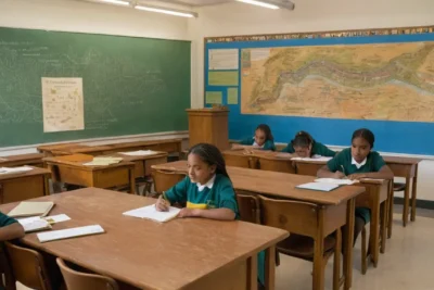 Salle de classe animée