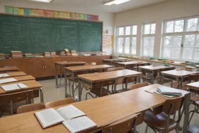 Une scène de classe lumineuse et vivante