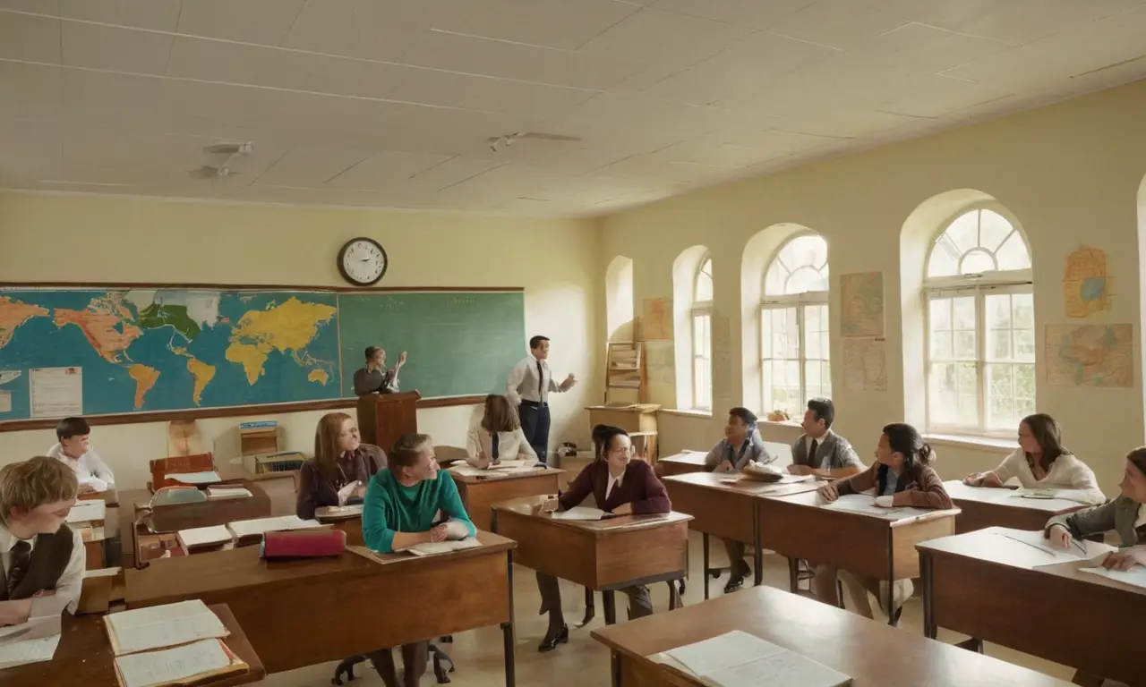 Une classe lumineuse pleine de curiosité
