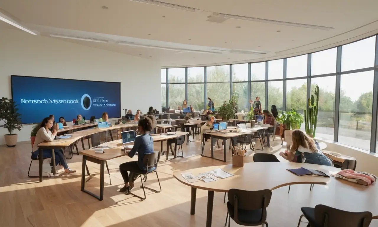 Salle de classe moderne dédiée à la technologie
