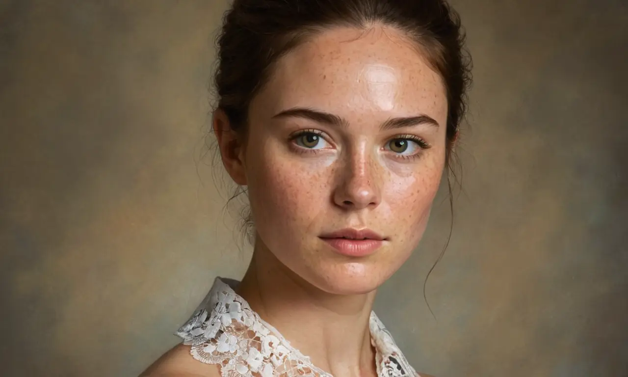 Portrait détaillé avec lumière subtile et profondeur