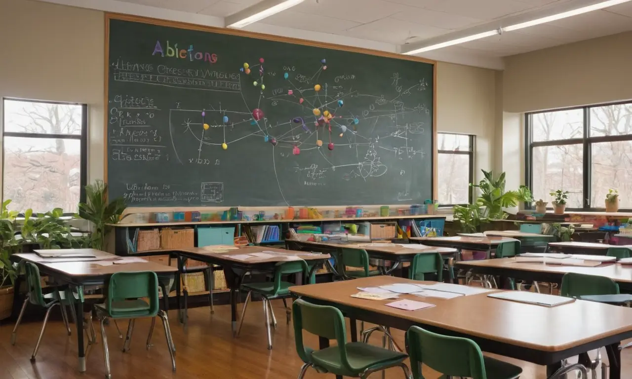 Classe dynamique avec lumière et diversité