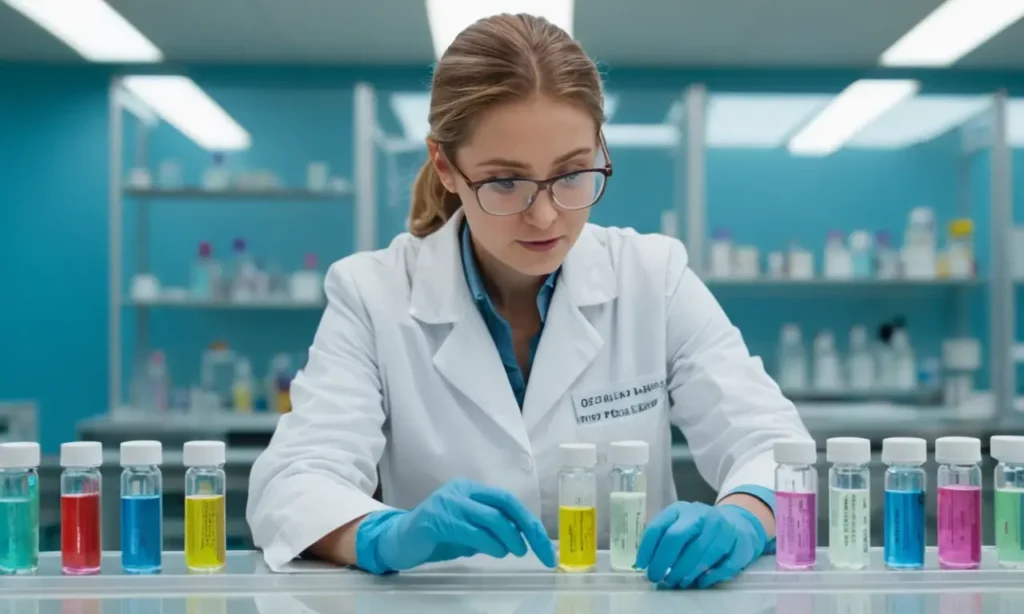 Scène de laboratoire organisée et immersive
