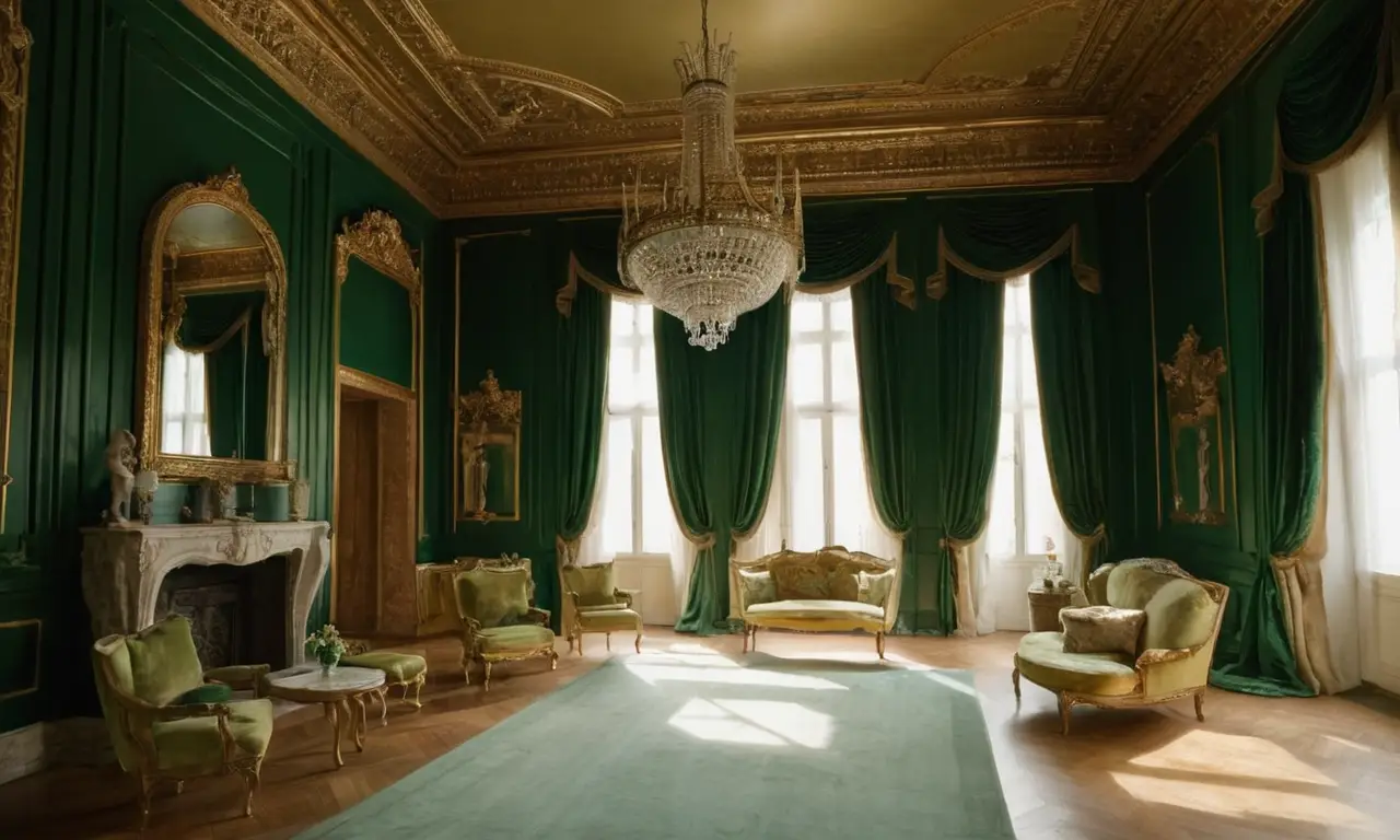 Intérieur néoclassique élégant et sophistiqué