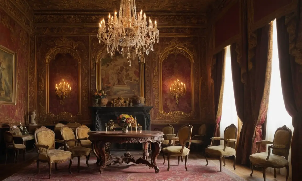 Une pièce romantique alliant luxe et nostalgie