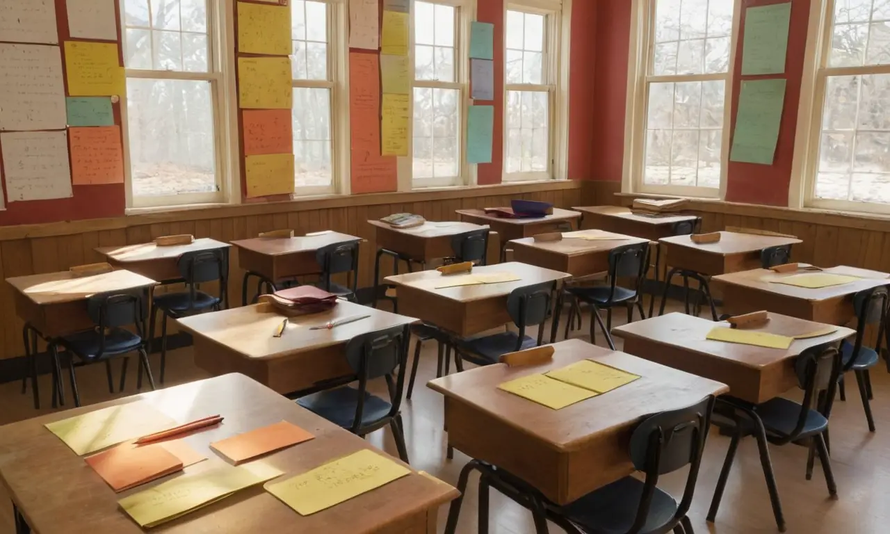 Classe lumineuse et animée, pleine dapprentissage