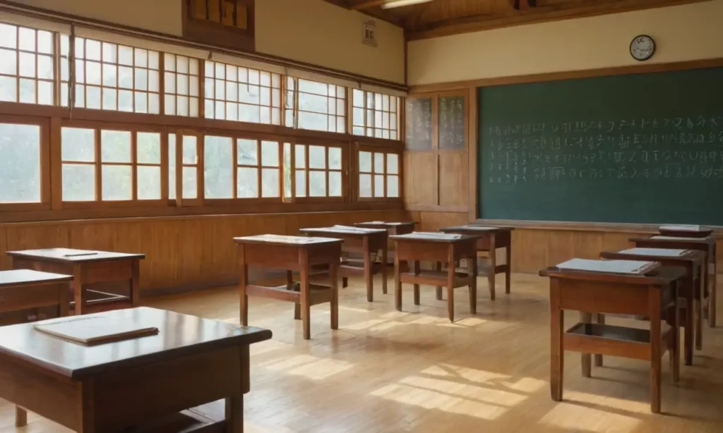 Salle de classe accueillante et bien organisée