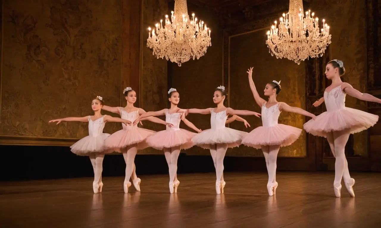 Ballet élégant dans un théâtre intime