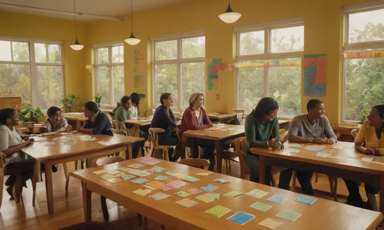 Une salle lumineuse et dynamique dapprentissage collaboratif