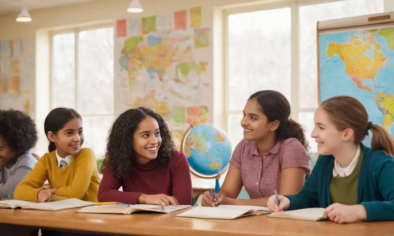 Salle de classe dynamique et diversifiée