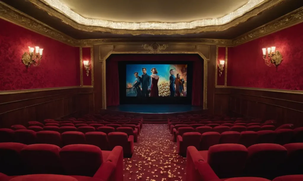 Salle de cinéma accueillante et immersive