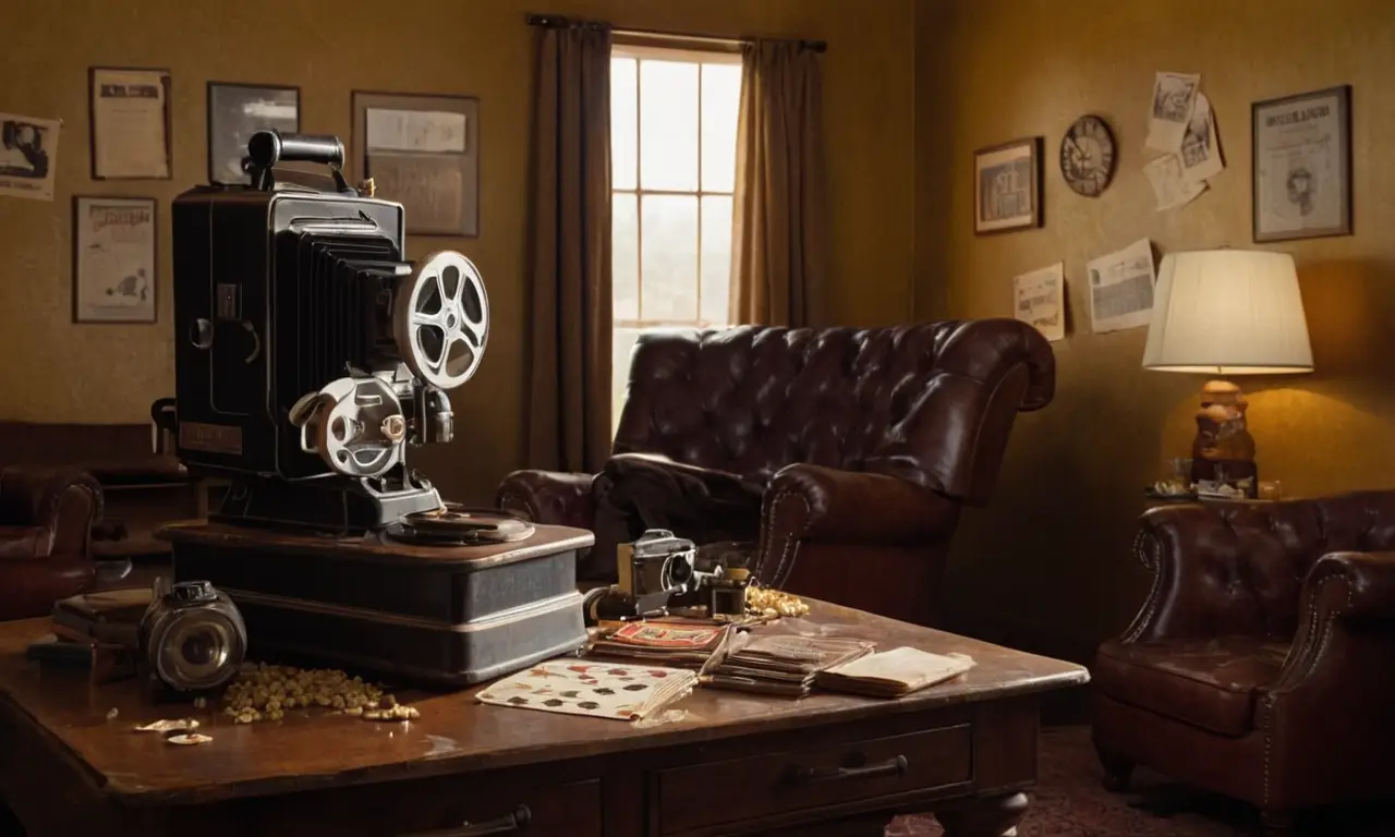 Une ambiance nostalgique de cinéma vintage