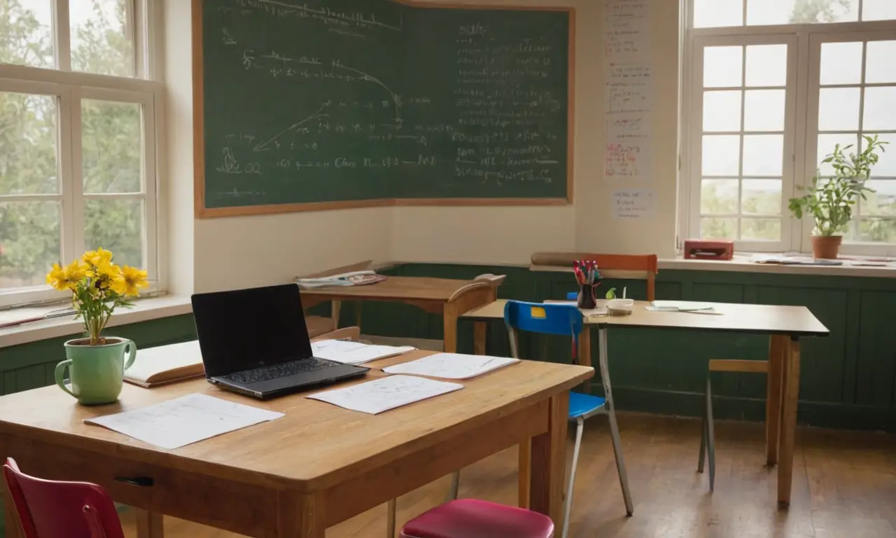 Une salle de classe inspirante et studieuse