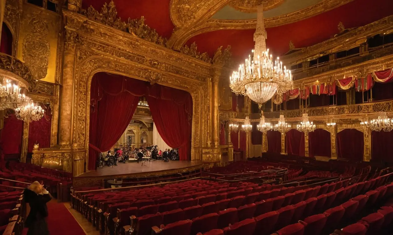 Intérieur de lopéra somptueux et lumineux