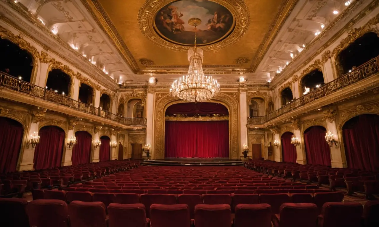 Intérieur dopéra élégant et atmosphère théâtrale