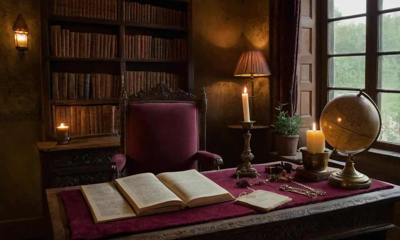 Une étude chaleureuse, pleine de livres anciens