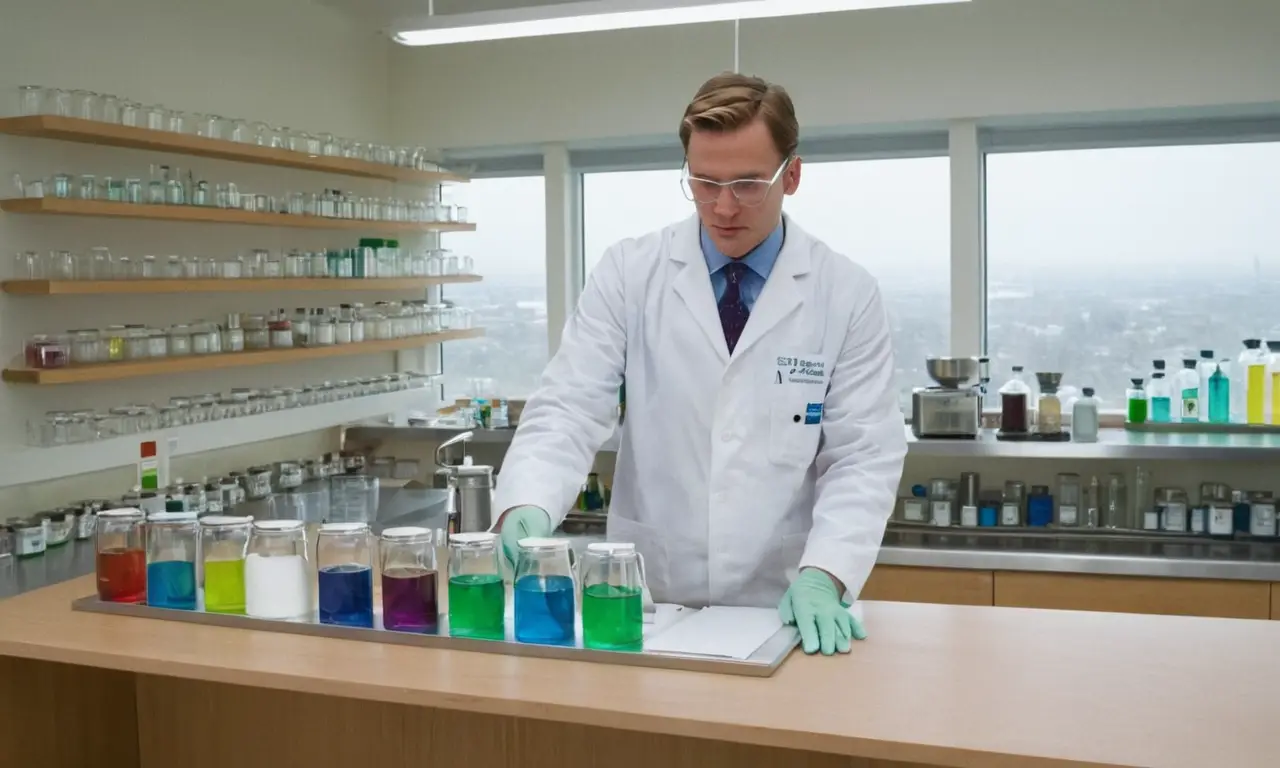 Un laboratoire scientifique organisé et immersif